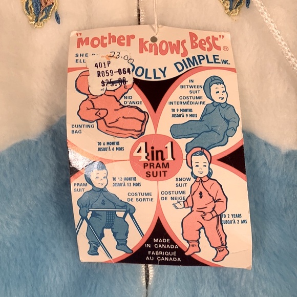 “Mother Knows Best” Vintage Pram Suit - Picture 4 of 6